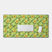 Vintage Waterlilies Bureaumat (Keyboard & Muis)