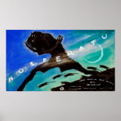 Vintage Waterverf Nosferatu Poster (Voorkant)