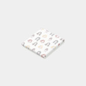 Vintage Waterverf Pin-up Plakbriefjes Post-it® Notes (Schuin)