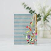 Vintage Waterverf Veggies Briefkaart (Staand voorkant)