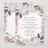 Vintage  Waterverf | Weddenschap Kaart (Voorkant / Achterkant)