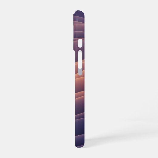 Vintage Wavy Nebula iPhone 16 Hoesje (Linkerkant)