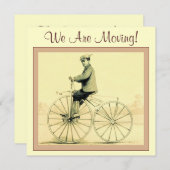 Vintage ~ We bewegen! Aankondiging (Voorkant / Achterkant)