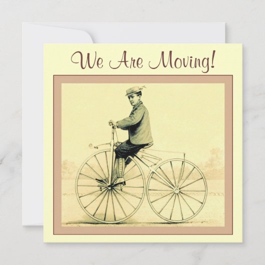 Vintage ~ We bewegen! Aankondiging (Voorkant)