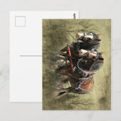 Vintage Weathered Clydesdale Briefkaart (Voorkant / Achterkant)