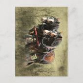 Vintage Weathered Clydesdale Briefkaart (Voorkant)