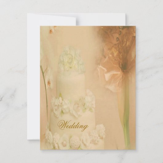 Vintage Weddenschap Kaart (Voorkant)