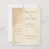 Vintage Weddenschap Kaart (Achterkant)