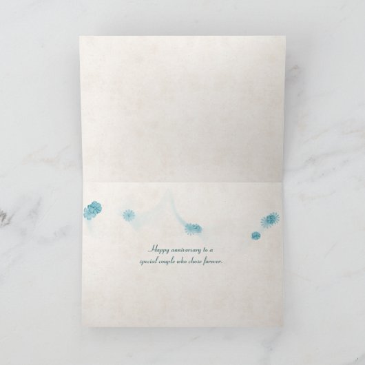 Vintage Weddenschap Kaart (Binnen)