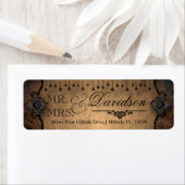 Vintage Weddenschap Retouradres label (Insitu)