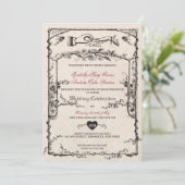 Vintage Weddenschap #V3 Kaart (Staand voorkant)