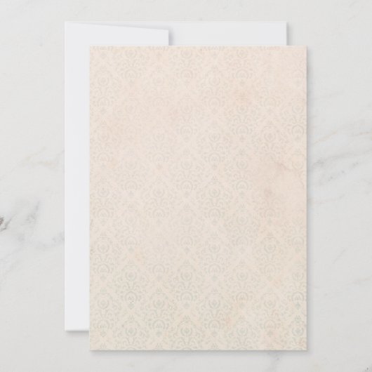 Vintage Weddenschap #V3 Kaart (Achterkant)