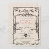Vintage Weddenschap #V3 Kaart (Voorkant / Achterkant)