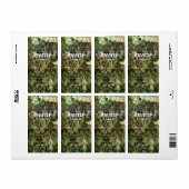 Vintage Weddenschap Wijn Etiket Damask Green (Full Sheet)