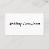 Vintage Weddenschapskaart Visitekaartje (Achterkant)