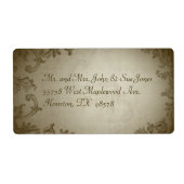 Vintage Weddenschapslabel Etiket (Voorkant)