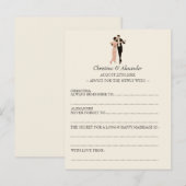 Vintage Wedding Ad Lib Kaarten Advice 1920 (Voorkant / Achterkant)