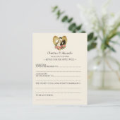 Vintage Wedding Ad Lib Kaarten Advice 1920 (Staand voorkant)