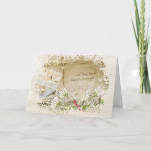 Vintage Wedding Album Gefeliciteerd Kaart