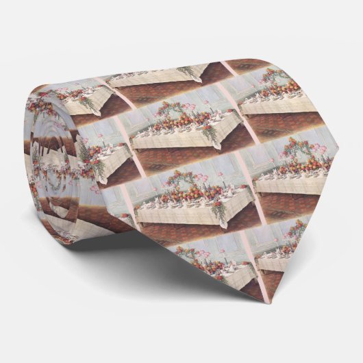 Vintage Wedding Banquet Stropdas (Opgerold)