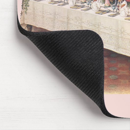 Vintage Wedding Banquet Table Muismat (Hoek)