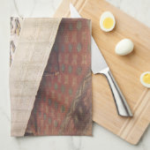 Vintage Wedding Banquet Table Theedoek (Quarter Fold)