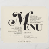 Vintage Wedding Black Cream (Voorkant / Achterkant)