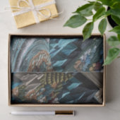 Vintage Wedding Boho Mountains Wrapping Paper Tissuepapier (Geschenk)