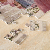 Vintage Wedding Bride Groom Passen getrouwd knippe Legpuzzel (Zijkant)