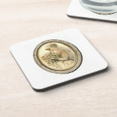 Vintage Wedding Bride Onderzetter (Linkerzijde)