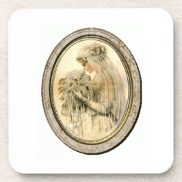 Vintage Wedding Bride Onderzetter