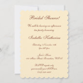 Vintage Wedding Bride, Vrijgezellenfeest Party Kaart (Achterkant)