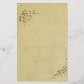 Vintage Wedding Briefpapier (Voorkant)