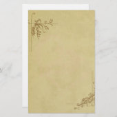 Vintage Wedding Briefpapier (Voorkant / Achterkant)