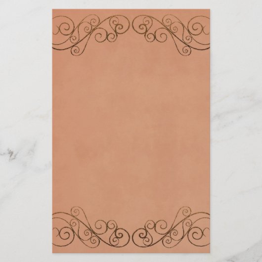 Vintage Wedding Briefpapier (Voorkant)