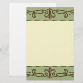 Vintage Wedding Briefpapier (Voorkant / Achterkant)