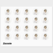 Vintage Wedding Celebration Sticker (Vel)