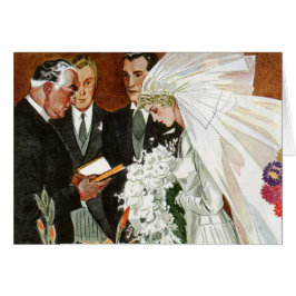 Vintage Wedding Ceremonie met Bride en Groom