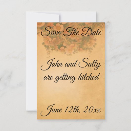 Vintage Wedding Ceremony (Achterkant)