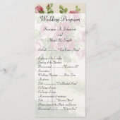 Vintage Wedding Ceremony Program Programmakaart (Voorkant)