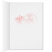 Vintage Wedding Chalkboard - Tabelnummer Kaart (Binnen (Rechts))