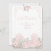 Vintage Wedding Chalkboard - Uitnodiging tot Verlo (Achterkant)