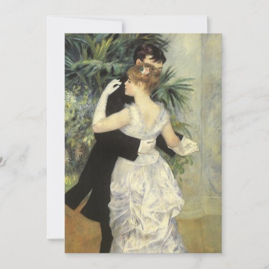 Vintage Wedding, City Dance by Renoir Kaart (Voorkant)