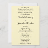 Vintage Wedding, City Dance by Renoir Kaart (Achterkant)