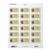 Vintage Wedding Favor Labels (Full Sheet)
