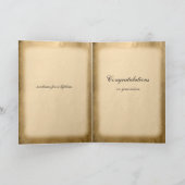 Vintage Wedding Gefeliciteerd Kaart (Binnen)