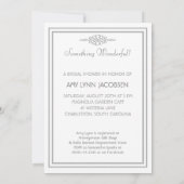 Vintage Wedding Gown Vrijgezellenfeest Kaart (Achterkant)