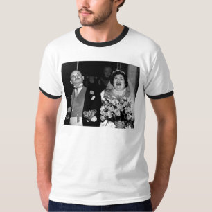 Vintage Wedding Happy Bride T-shirt