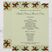 Vintage Wedding, Hummingvogels en bloemen (Voorkant / Achterkant)