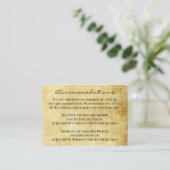 Vintage Wedding Insert Receptie Kaarten (Staand voorkant)